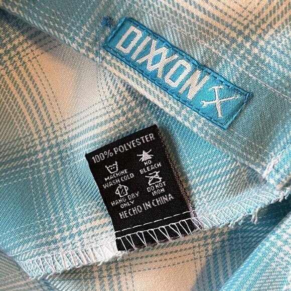 Dixxon Plaid Button Up Flannel Shirt Classics Redefined West Coast Muscle Car S - Picture 7 of 9
